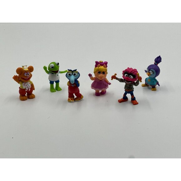 Disney Jr Muppet Babies Playroom Lot of 6 Set 2” Figures Just Play Complete Set - Picture 1 of 3
